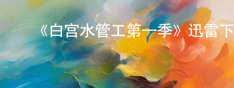﻿陈松怡发布﻿《白宫水管工第一季》迅雷下载/在线观看-犯罪历史-美剧天堂